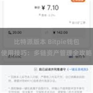 比特派版本 Bitpie钱包使用技巧：多链资产管理全攻略