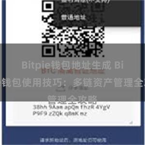 Bitpie钱包地址生成 Bitpie钱包使用技巧：多链资产管理全攻略