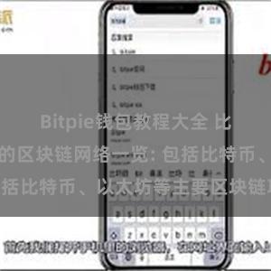 Bitpie钱包教程大全 比特派钱包支持的区块链网络一览: 包括比特币、以太坊等主要区块链项目