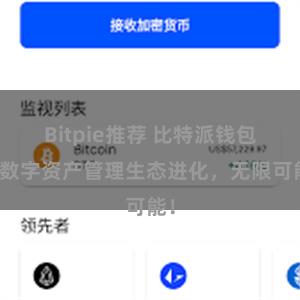 Bitpie推荐 比特派钱包：数字资产管理生态进化，无限可能！