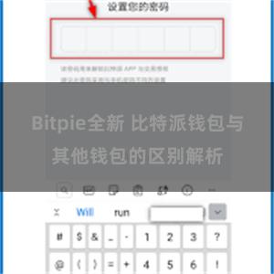 Bitpie全新 比特派钱包与其他钱包的区别解析