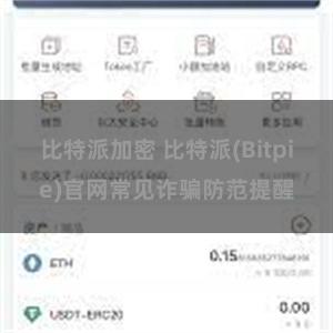 比特派加密 比特派(Bitpie)官网常见诈骗防范提醒