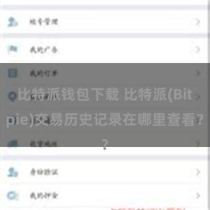 比特派钱包下载 比特派(Bitpie)交易历史记录在哪里查看？