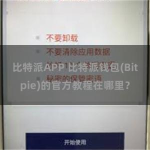 比特派APP 比特派钱包(Bitpie)的官方教程在哪里？
