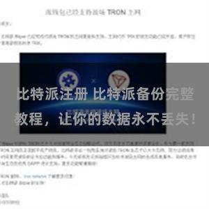 比特派注册 比特派备份完整教程，让你的数据永不丢失！