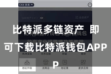 比特派多链资产  即可下载比特派钱包APP