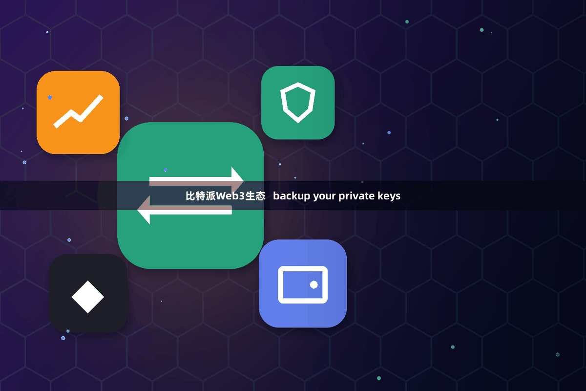 比特派Web3生态   backup your private keys